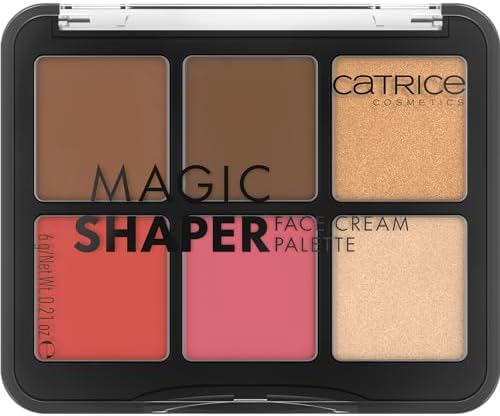 Catrice | Magic Shaper Face Cream Palette | Blush, Bronzer, & Highlighter | Longwearing, Blendable, & Buildable | Vegan & Cruelty Free Catrice