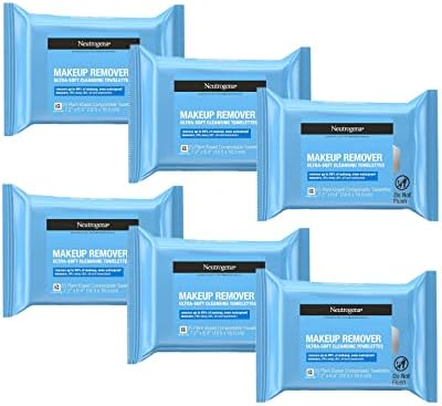 Neutrogena Makeup Remover Cleansing Towelettes, Refill Pack, 25 Count (Pack of 6) Neutrogena