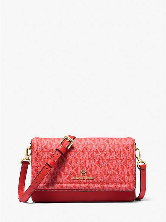 Сумка кросс-боди Michael Kors Jet Set Leatherand Signature Logo Michael Kors