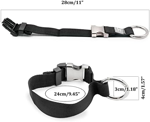 Add-A-Bag Luggage Strap Jacket Gripper, Luggage Straps Baggage Suitcase Belts Travel Accessories - Make Your Hands Free, Easy to Carry Your Extra Bags, (1x Black+1x Grey) WESTONETEK