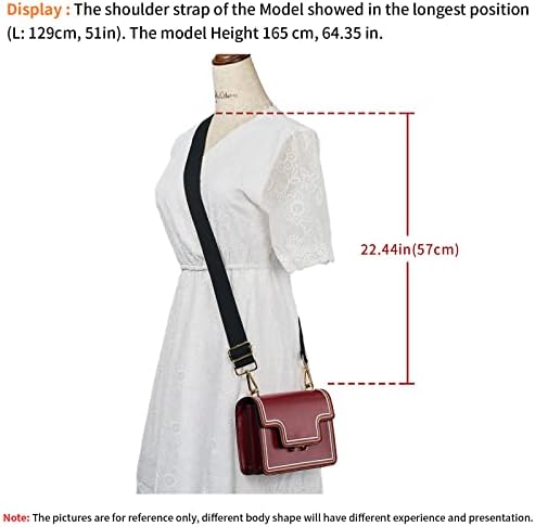 Wide Shoulder Purse Strap Replacement Adjustable Belt Canvas Bag Crossbody Handbag DEVPSISR