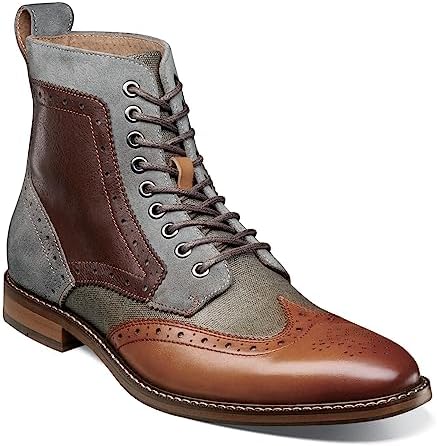 STACY ADAMS Men's, Finnegan Wingtip Lace Up Boot Stacy Adams