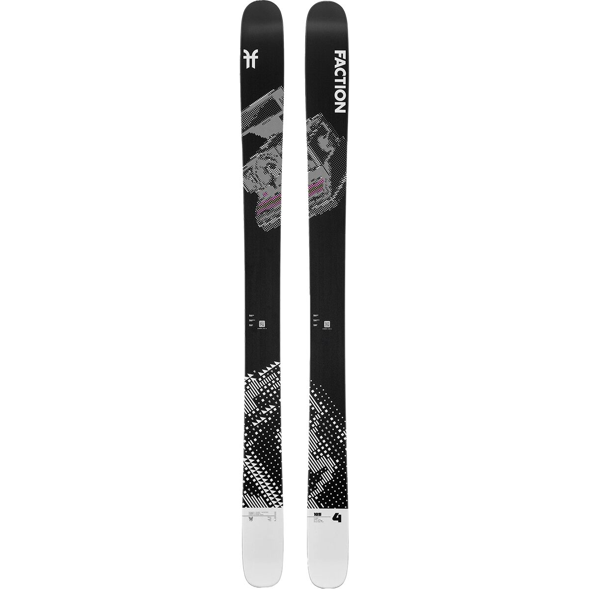 Сно skis Prodigy 4 - 2025, ширина 116 мм, идеальны для глубокого снега Faction