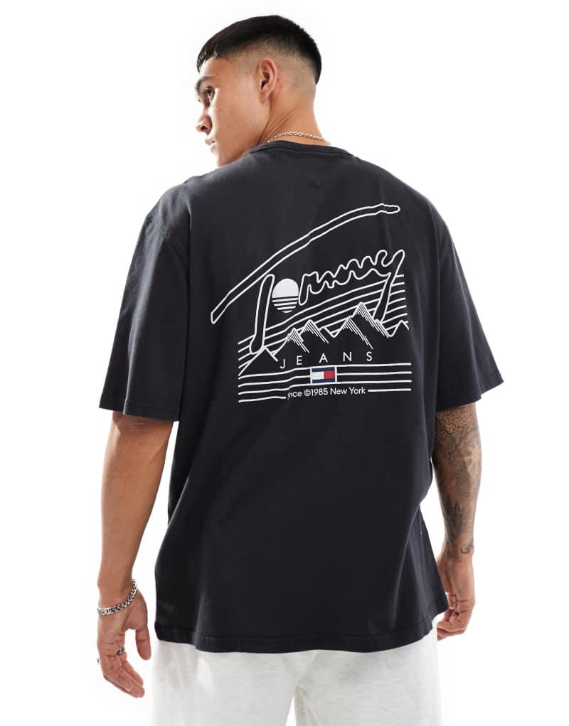 Мужская Футболка Tommy Jeans Mountain Graphic Back Print Tommy Jeans