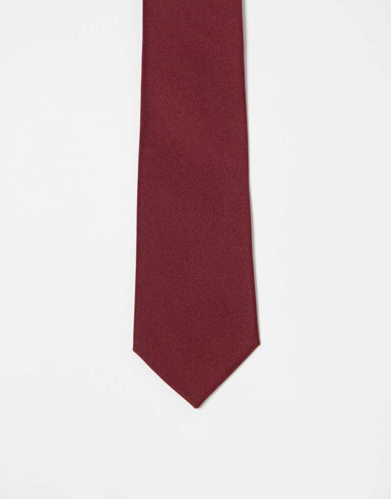 Viggo tie in burgundy Viggo