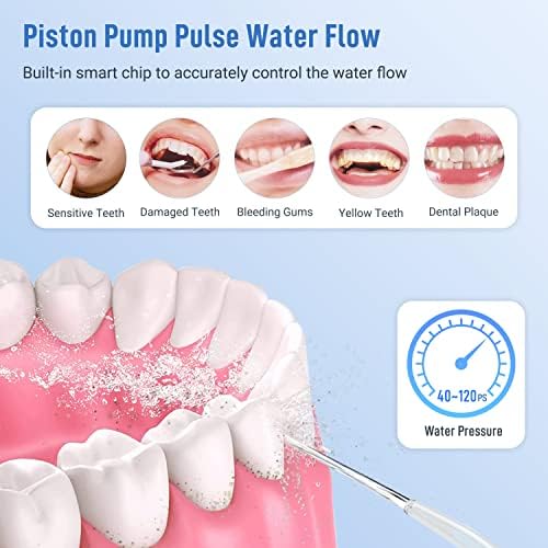 Беспроводной ирригатор для полости рта, 310 мл, IPX7 водонепроницаемый, для дома и поездок Infiwarden