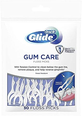 Oral B Glide Dental Floss Picks, Gum Care, 60 Count, Pack of 4 Oral-B