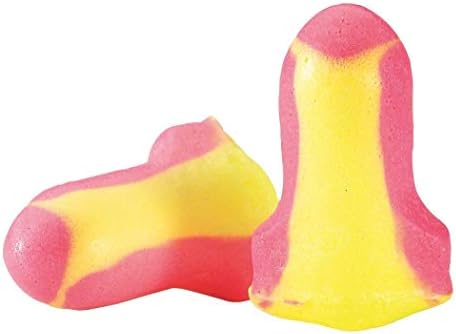 Howard Leight LL-1 Laser Lite Disposable Uncorded Foam Earplugs, Polyurethane Foam, One Size, Pink/Yellow (Pack of 400) HOWARD LEIGHT