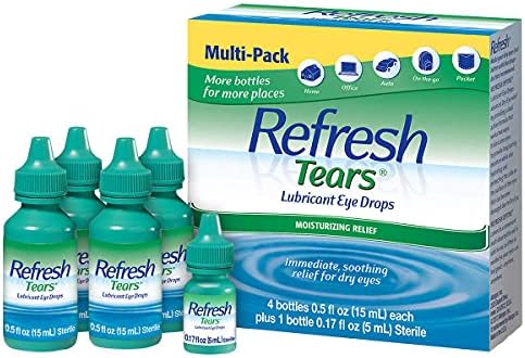 Refresh Tears Lubricant eye drops 4x15 ml, 1x5 ml Refresh