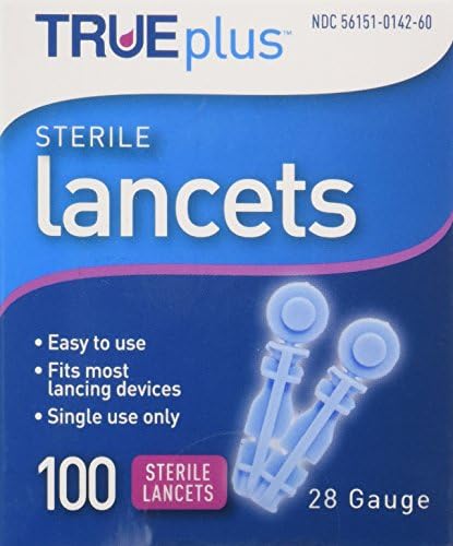 Trueplus Sterile Lancets, 28 Gauge, 100 Count TRUEplus