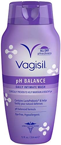 Vagisil Feminine Wash for Intimate Area Hygiene, pH Balance, Gynecologist Tested, Hypoallergenic, 12 oz, (Pack of 1) Vagisil