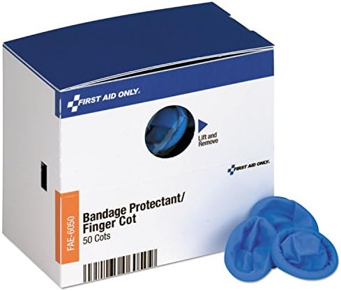 First Aid Only FAE-6150 SmartCompliance Refill Finger Cots, 50 Count First Aid Only