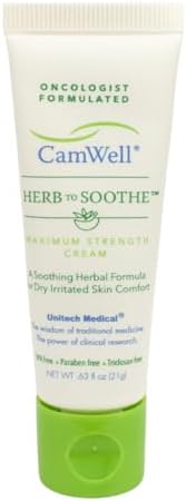 Radiation Cream (Крем) Burn Skin Relief CamWell Herb to Soothe Oncologist formulated Soothing Care (Pack of 1) Unitech Medical