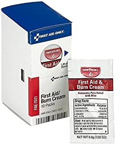 First Aid Only FAE-7011 SmartCompliance Refill Burn Cream Packets, 10 Count First Aid Only