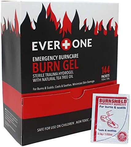 EverOne Emergency Burncare Burn Gel (Гель), 3.5g Packets (Пакеты ), 25 Count EverOne