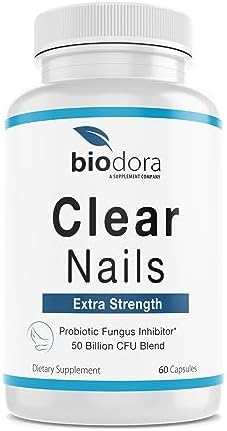 Clear Nails - Extra Strength - Probiotic Fungus Inhibitor - 50 Billion CFU Biodora