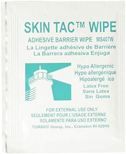 TORBOT Group Skin-Tac-H Adhesive Barrier Wipes, 50/Box Torbot