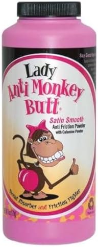 Женская каламиновая пудра Lady Anti Monkey Butt для уменьшения трения и впитывания пота, 170 г Anti Monkey Butt