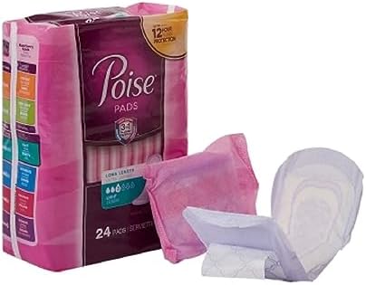 Poise Ultra Thin Pads - 24 in Pack - Absorbancy #3 - Long Length Poise