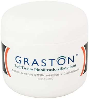 Graston Technique Vitamin E Enriched Emollient - 4oz Jar, Ideal for IASTM Lotion & Massage Therapy Cream, Perfect Vitamin E Cream for Massage and Physical Therapy, 1-Pack Graston