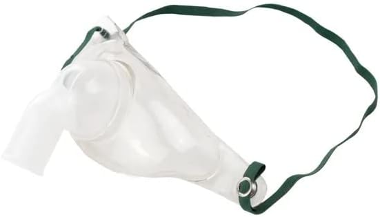 Dynarex 34020 Tracheostomy Mask with Swivel Tubing Connector, Adult, Pack of 50 Dynarex