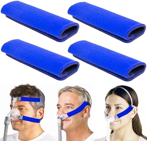 AZEN 4 Pack CPAP Strap Covers, CPAP Mask Strap Cover, CPAP Headgear Strap Covers, CPAP Strap Cushions, CPAP Mask Cushions Azen