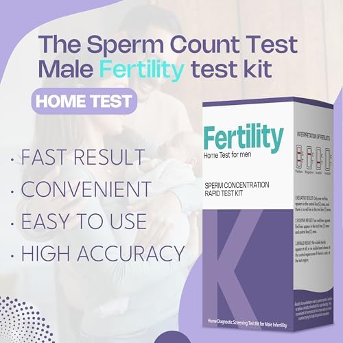 Trak Plus Male Fertility Testing System Fertility Home Test Kit for Men- Shows Normal or Low Sperm Count- Easy to Read Results-Convenient, Accurate, Private LIISKYY