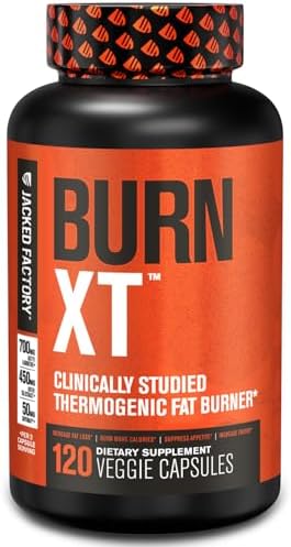 Жиросжигатель Burn-XT 60 капсул - ускоритель метаболизма и подавитель аппетита Jacked Factory