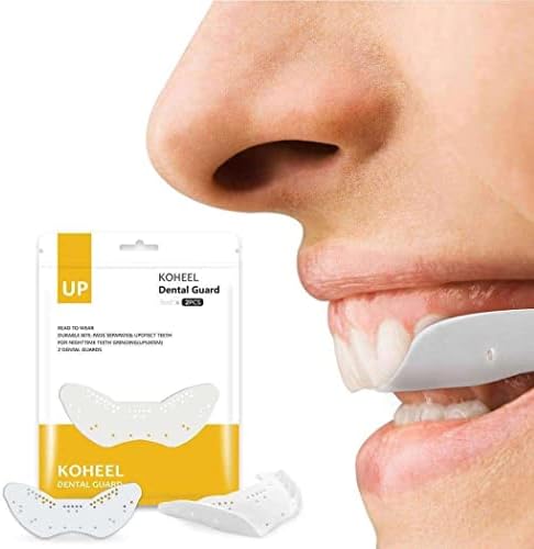 KOHEEL Lightweight Mouth Guard for Teeth Grinding and Clenching, Night Guard to Stop Bruxism, TMJ Mouth Guard (2 Count) KOHEEL