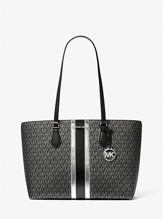 Сумка тоут Michael Kors Sheila Large Signature Logo и металлическая Michael Kors