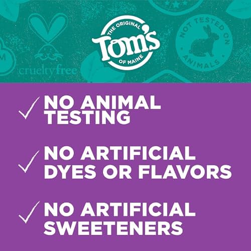 Tom's of Maine Whole Care Natural Toothpaste with Fluoride, Spearmint, 4 Ounce (Pack of 3), (Packaging May Vary) Tom's of Maine