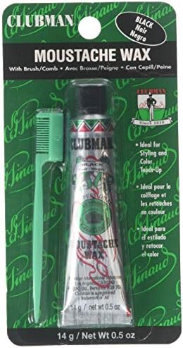 Clubman Moustache Wax Black 0.50 Oz (Pack of 2) Clubman