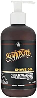 Suavecito Shave Gel (Гель) 8 oz (Унции). Pump Bottle Hydrating & Skin Protective Formula Men's Grooming Suavecito