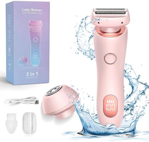 Dusk Razor for Women, Dusk Glide Pro 3.0 Shaver, Dusk Official Electric Razor, The Glide Pro Razor, Silk Glide Pro Shaver for Ladies, Duskofficial Razor Waterproof (Pink) Peehss