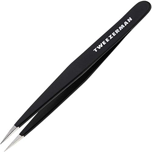 Tweezerman Stainless Steel Point Tweezer in Assorted Colors Tweezerman