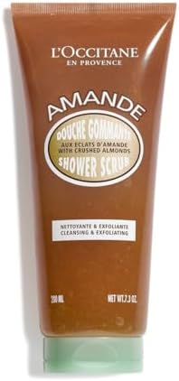 L'OCCITANE Almond Shower Scrub 200ml, 7.3 oz. L'Occitane