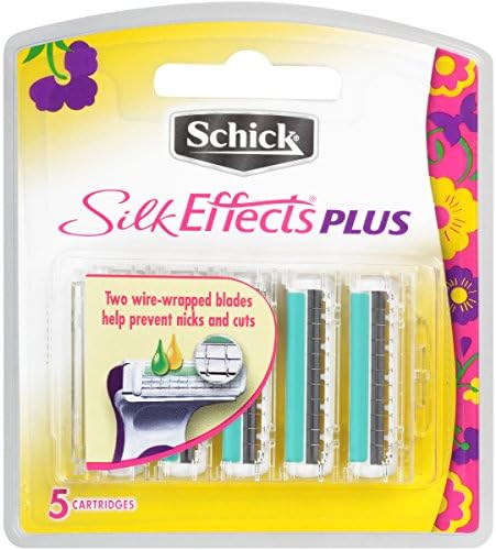 Schick Hydro Silk Effects Plus Razor Blade Refills for Women - 5 Count Schick Hydro Silk