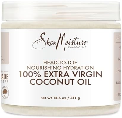 SheaMoisture for Dry Skin Nourishing Hydration 100% Extra Virgin Coconut Oil Soften and Restore Skin and Hair 14.5 oz SheaMoisture