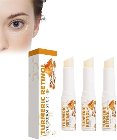 Lumibalm, Lumibalm for Under Eye Bags, Lumibalm Eye Bags, For Eye Bags, Turmeric Eye Cream (Крем) Stick, Eye Cream Stick Lightweight, For Reduces Fine Lines, Hydrating for Dark Circles and Puffiness (1) Flacoko