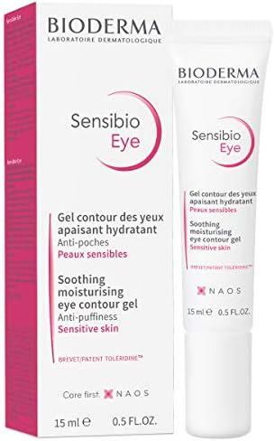 Bioderma - Eye Gel - Sensibio - Moisturizing and Visibly Reduces Fine Lines - Skin Soothing - Eye Gel for Sensitive Skin Bioderma