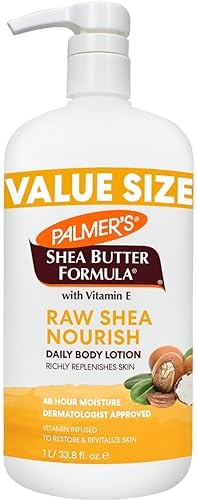 Shea Formula Raw Shea Body Lotion by Palmers for Unisex - 8.5 oz Body Lotion - (Pack of 2) Palmer's