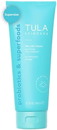 TULA Skin Care Cult Classic Purifying Face Cleanser - Gentle and Effective Face Wash, Makeup Remover, Nourishing and Hydrating Tula