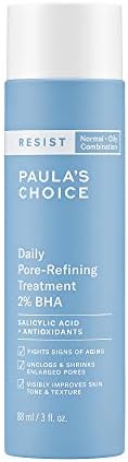 Paula's Choice RESIST Daily Pore-Refining Treatment 2% BHA with Salicylic & Hyaluronic Acid, Blackheads & Large Pore Exfoliant, Oily Skin, 3 Ounce Paula's Choice