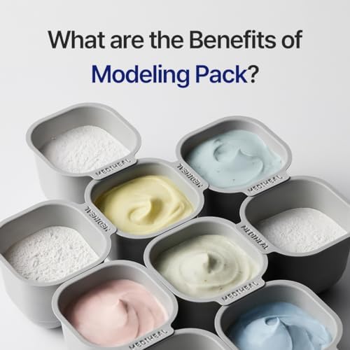 Mediheal Derma Modeling Pack Colllagen*2 - Modeling Mask for Filling Elasticity For Glowing Skin - Easy DIY Home Spa Kits, Hydrating Icy Jelly Mask For Skin Refreshment Mediheal