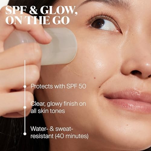 Supergoop! Glow Stick, 0.7 oz - SPF 50 PA++++ Dry Oil Sunscreen Stick for Face & Body - Brightens & Hydrates for a Healthy Glow - Mess-Free, Travel-Friendly SPF Supergoop!