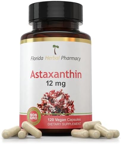 Florida Herbal Pharmacy, Astaxanthin 12 mg Capsules (Капсулы) (120 Capsules) Florida Herbal Pharmacy