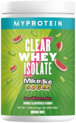 Myprotein Clear Whey Isolate Protein Powder (Порошок) Inspired by Marvel, 1.1 Lb (20 Servings (Порции)) Spider-Man Berry Watermelon, 20g Protein per Serving (Порция), Clear Protein Drink, Daily Protein for Super Hero Workouts Myprotein