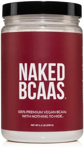 Cherry Lime Naked BCAAs Amino Acids Powder, 100% Pure 2:1:1 Formula, Vegan Branched Chain Amino Acids, Instantized All Natural BCAA Powder Supplement - 501 Grams, 34 Servings Naked Nutrition