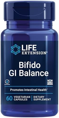 Bifido GI Balance, пребиотики Bifidobacterium longum BB536® (2 миллиарда КОЕ), 60 капсул Life Extension