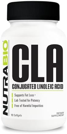 NutraBio CLA Conjugated Linoleic Acid Supplement, 800mg - 90 Softgels (Мягкие капсулы) NutraBio